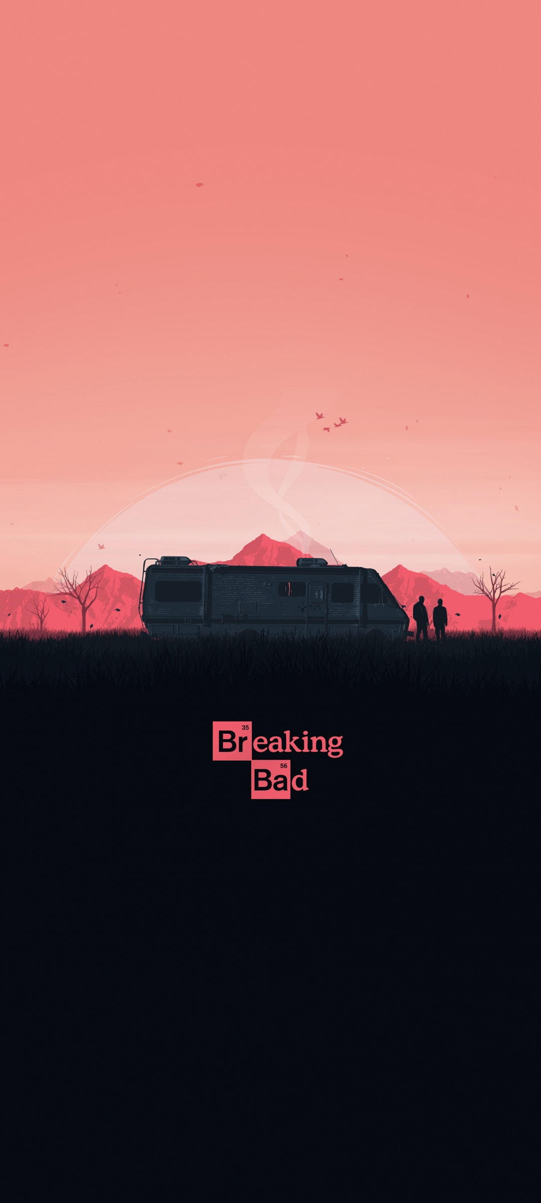 Breaking Bad camper deserto tramonto, 1080x2400 Full HD Verticale, iPhone
