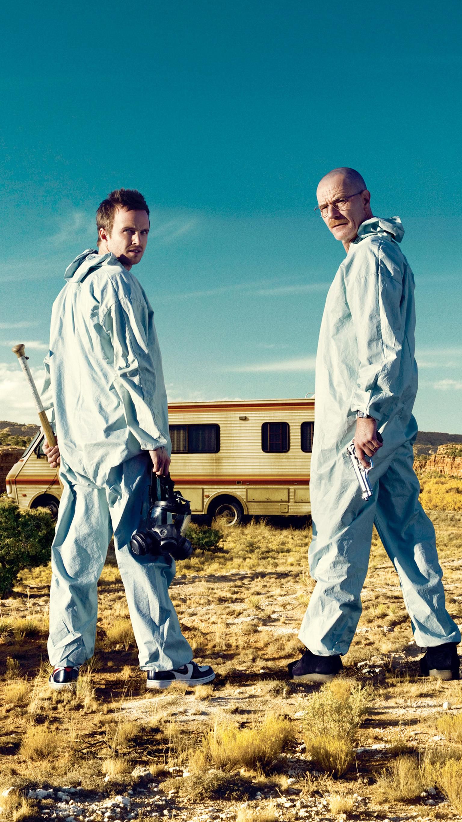 Walter White e Jesse Pinkman, Breaking Bad, 1536x2732 Full HD Verticale, Smartphone