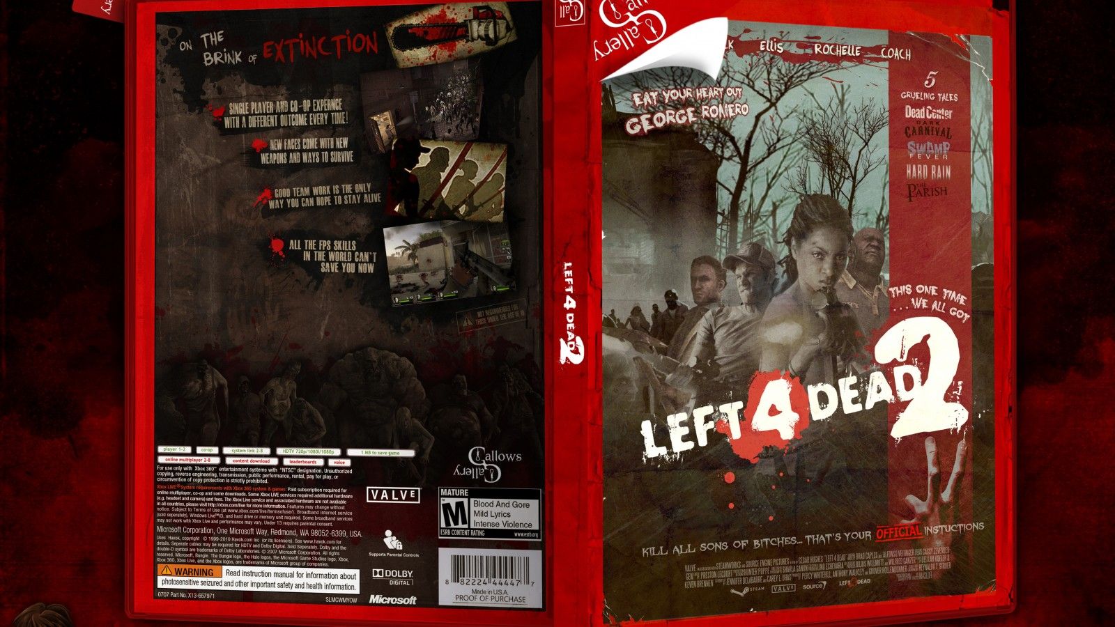 Left 4 Dead 2 custodia gioco, 1600x900 HD Ready, Desktop
