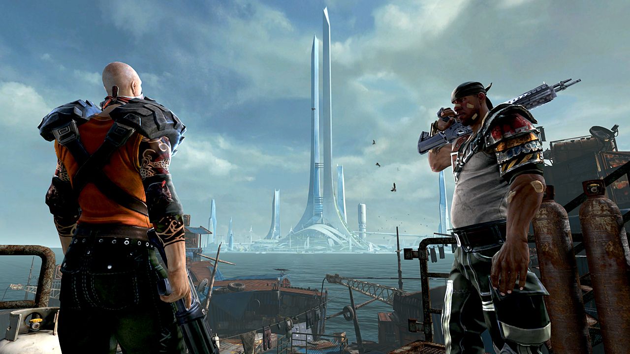 Brink videogioco personaggi armati, 1280x720 HD, Desktop