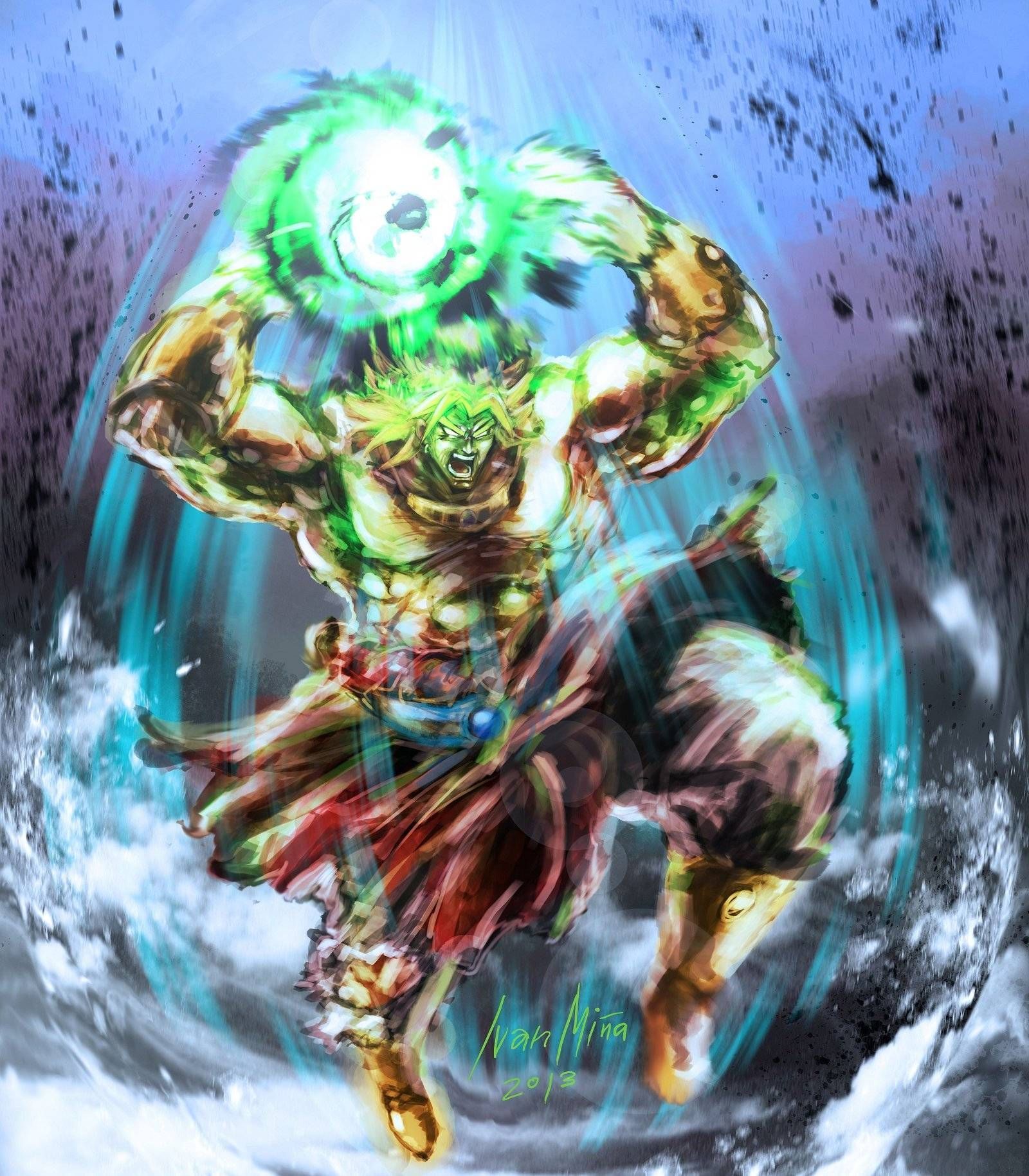 Broly Dragon Ball Z, 1600x1829 Verticale, Mobile