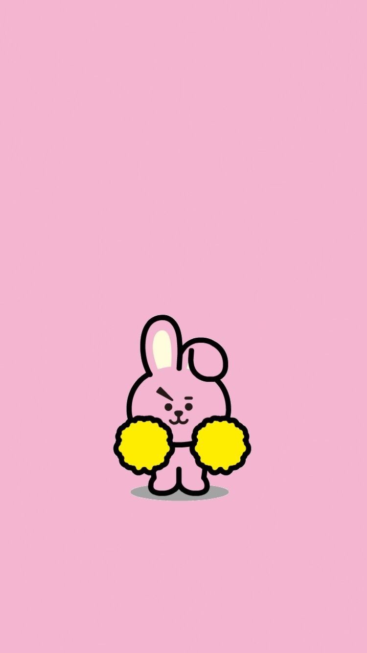 Coniglio BT21 rosa pompon, BTS, 750x1334 Verticale, Telefono