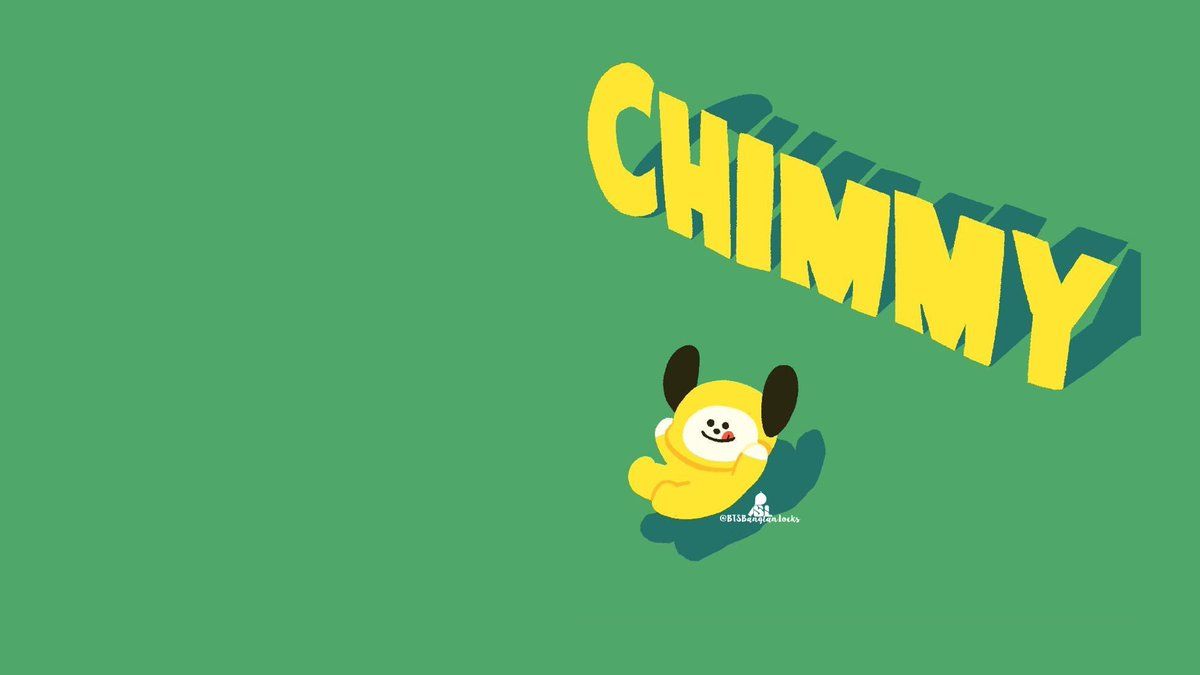 BT21 Chimmy personaggio giallo, 1200x675 HD, Monitor Gaming