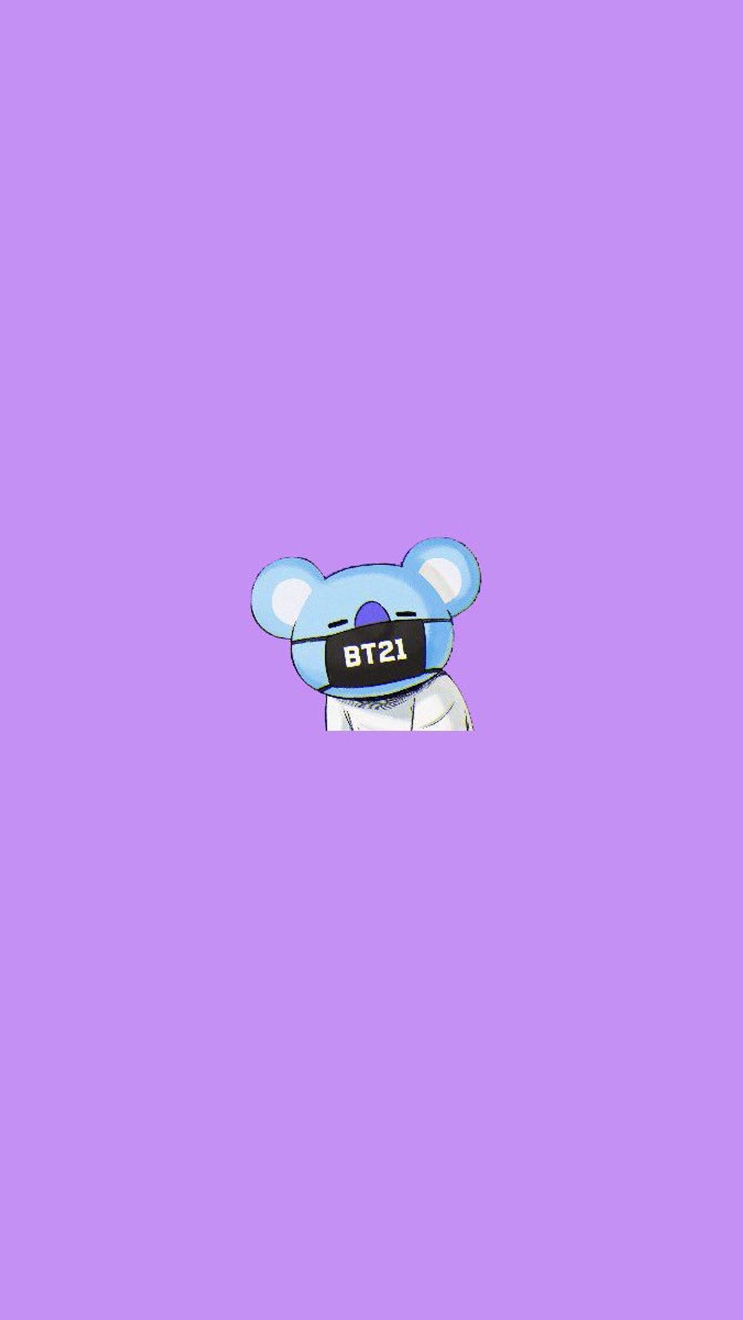 BT21 RJ orsetto viola, 1080x1920 Verticale, Mobile