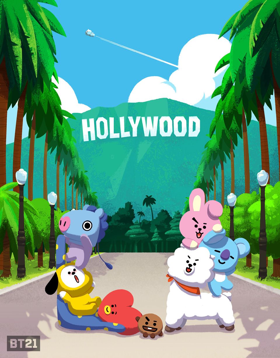 Personaggi BT21 a Hollywood, 960x1224 Full HD Verticale, iPhone