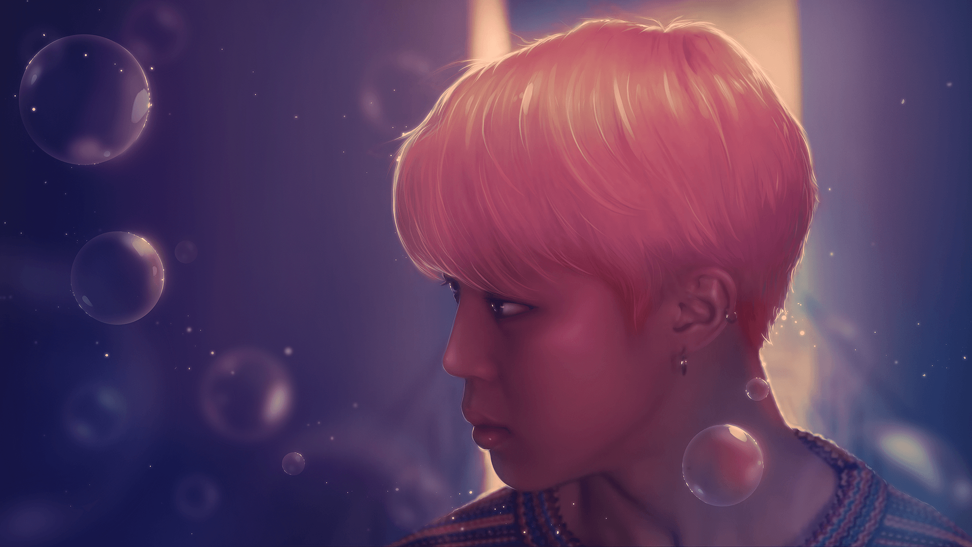 BTS Bangtan Boys cartoon anniversario, 4400x2475 UHD, Monitor Gaming