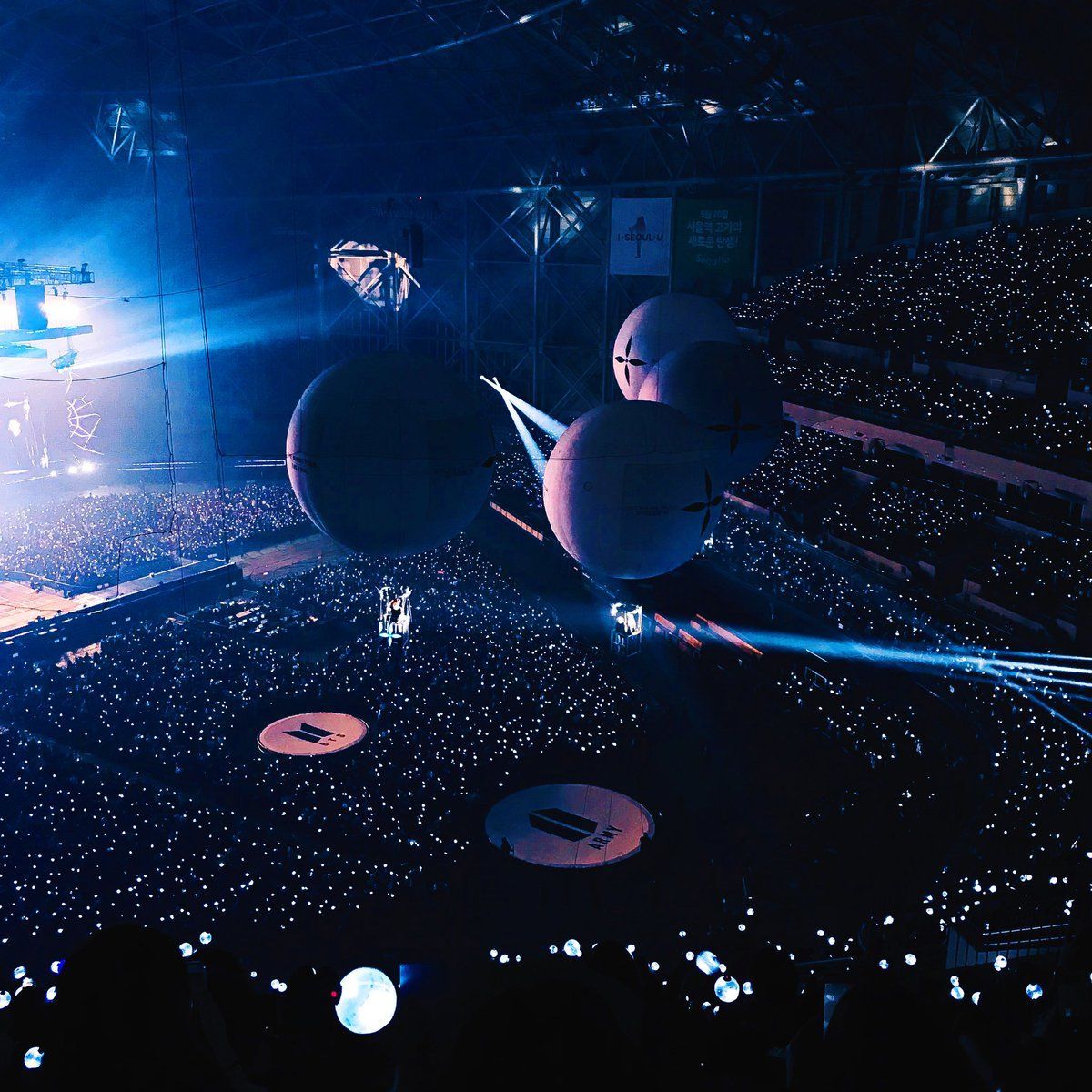 Army Bomb luci concerto notturno, 1024x768 HD, Desktop