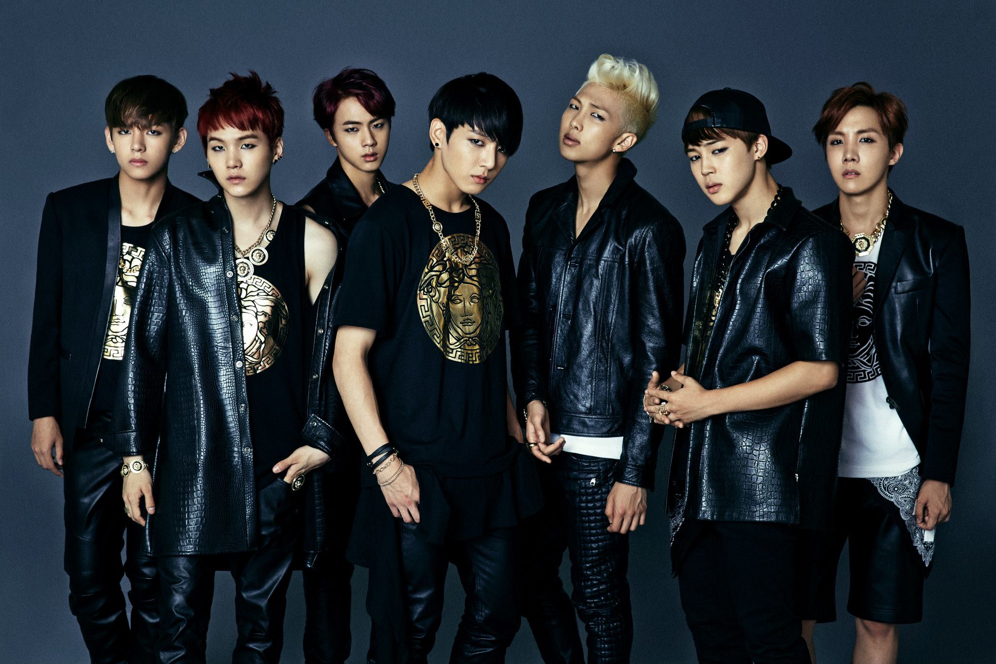 BTS gruppo pelle nera, 2048x1366 Hi-Res, PC Desktop