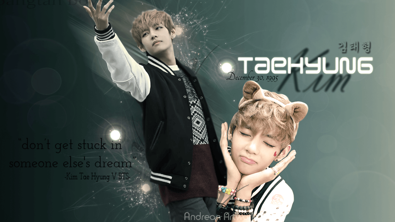 Kim Taehyung V BTS, 1366x768 HD, Desktop