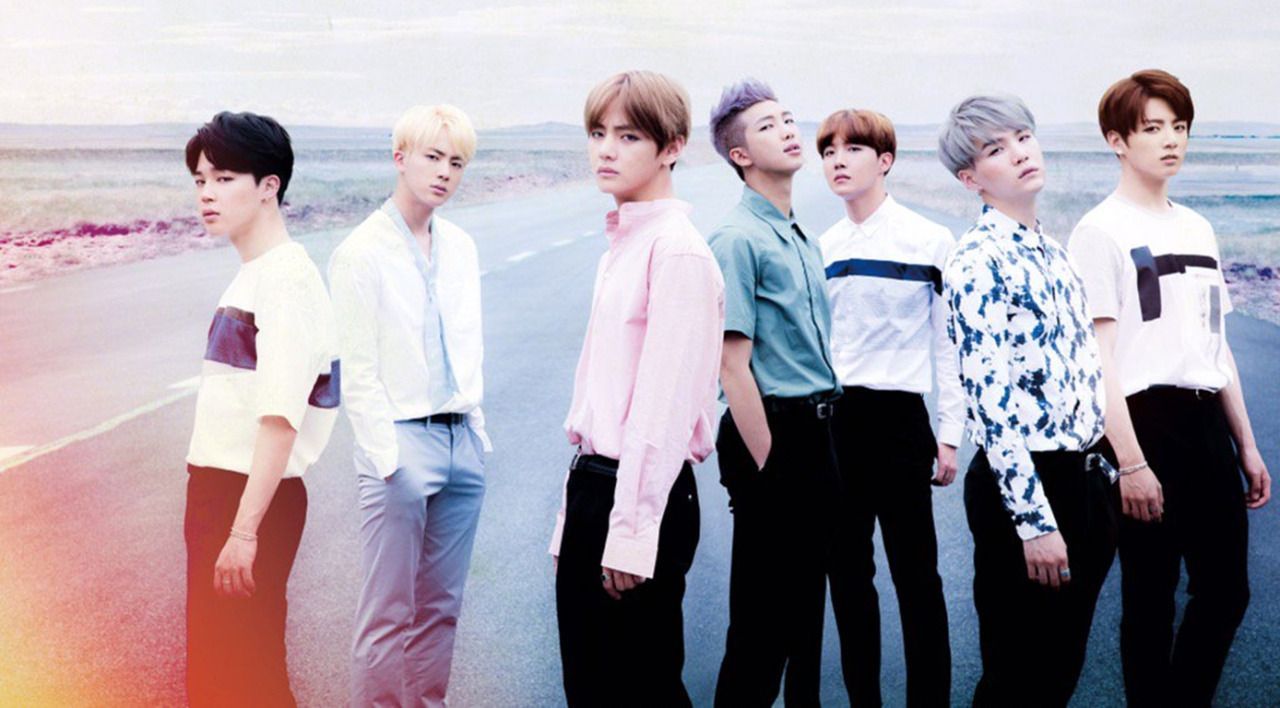 Gruppo BTS su strada costiera, Bangtan Sonyeondan, 1280x708 720p, PC