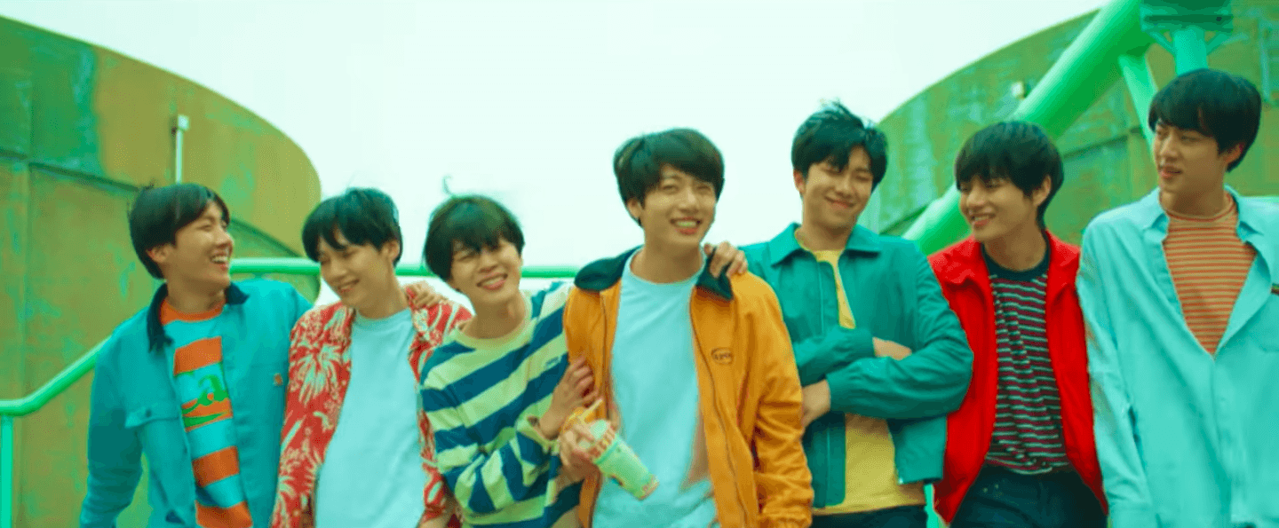 BTS gruppo Euphoria, 1440x595 Panoramico, PC