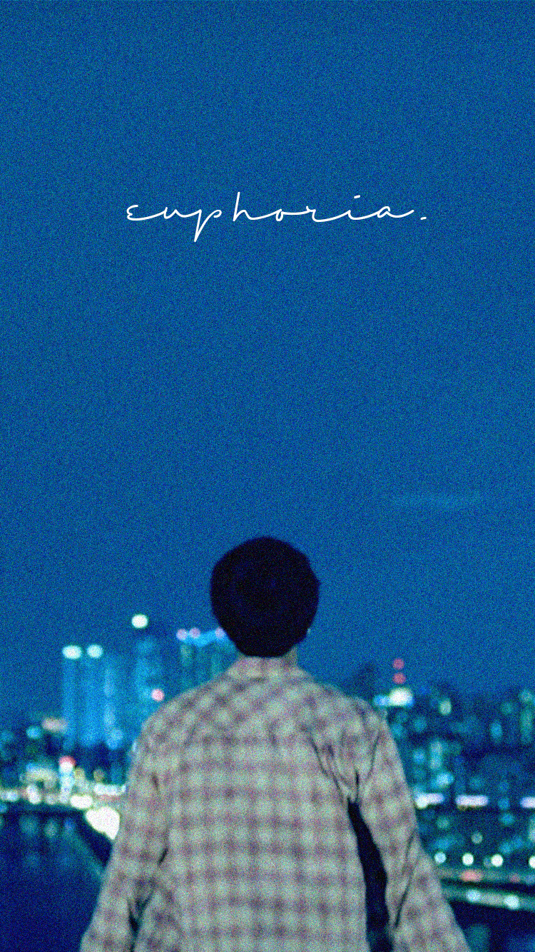 BTS Euphoria persona vista città notturna, 750x1334 Full HD Verticale, iPhone