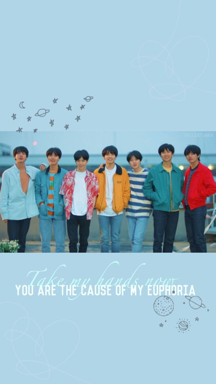 BTS gruppo Euphoria lockscreen, 750x1334 Full HD Verticale, iPhone