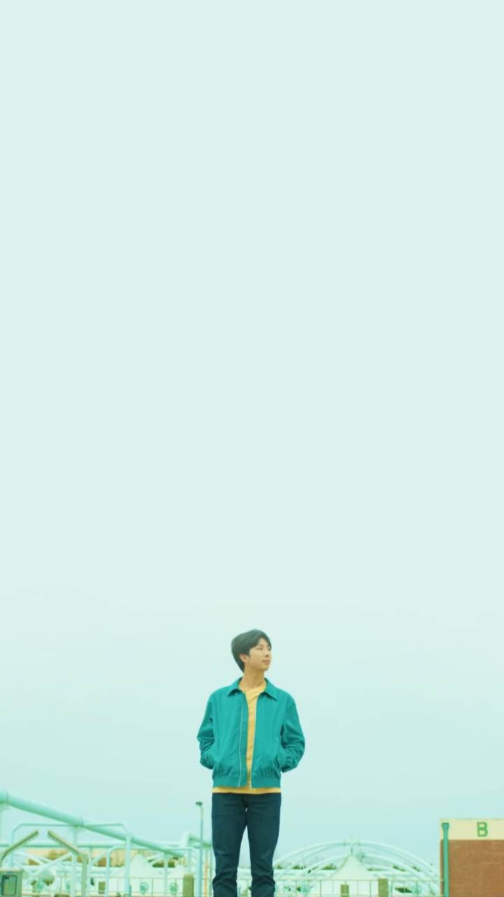 BTS RM giacca verde acquamarina, Bangtan Sonyeondan, 720x1280 Full HD Verticale, Smartphone