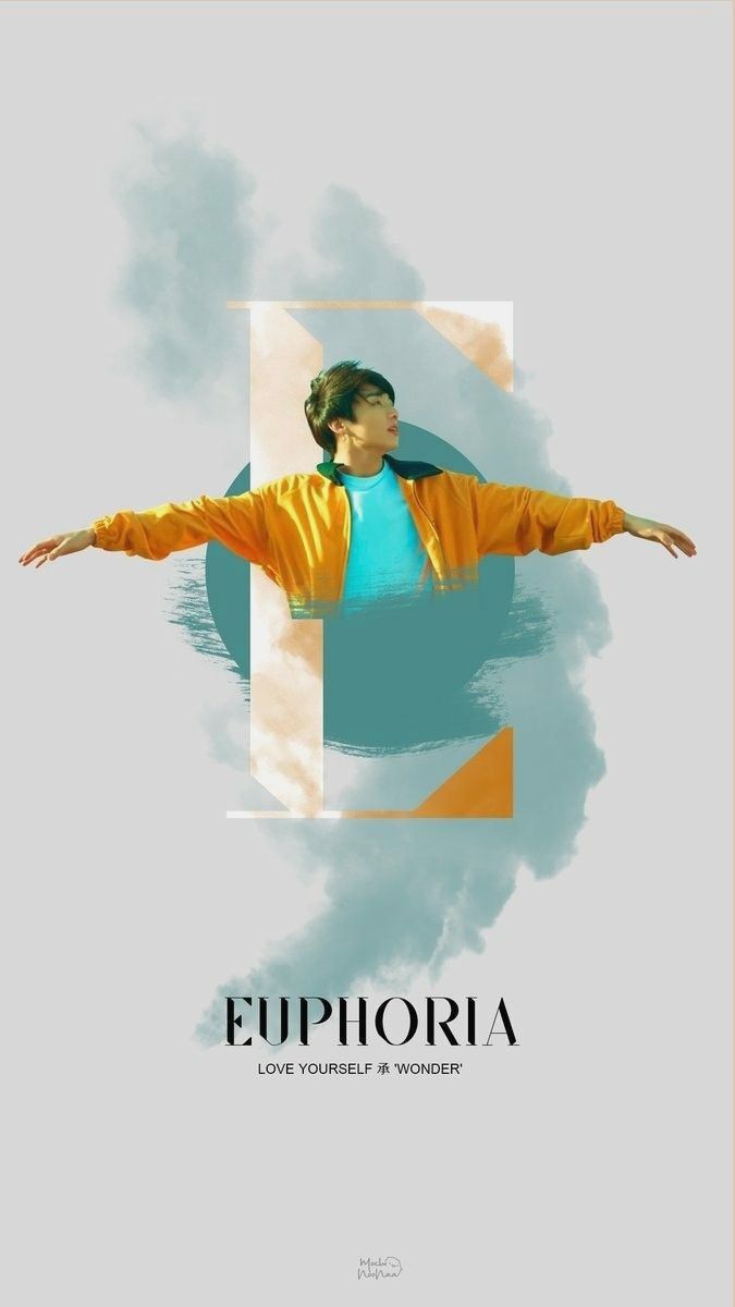 BTS Euphoria poster minimalista, 675x1200 Full HD Verticale, Google Pixel