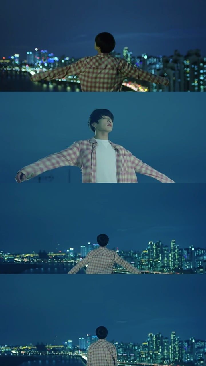 BTS Euphoria Jungkook città notte, gruppo K-pop, 720x1280 Verticale, Mobile