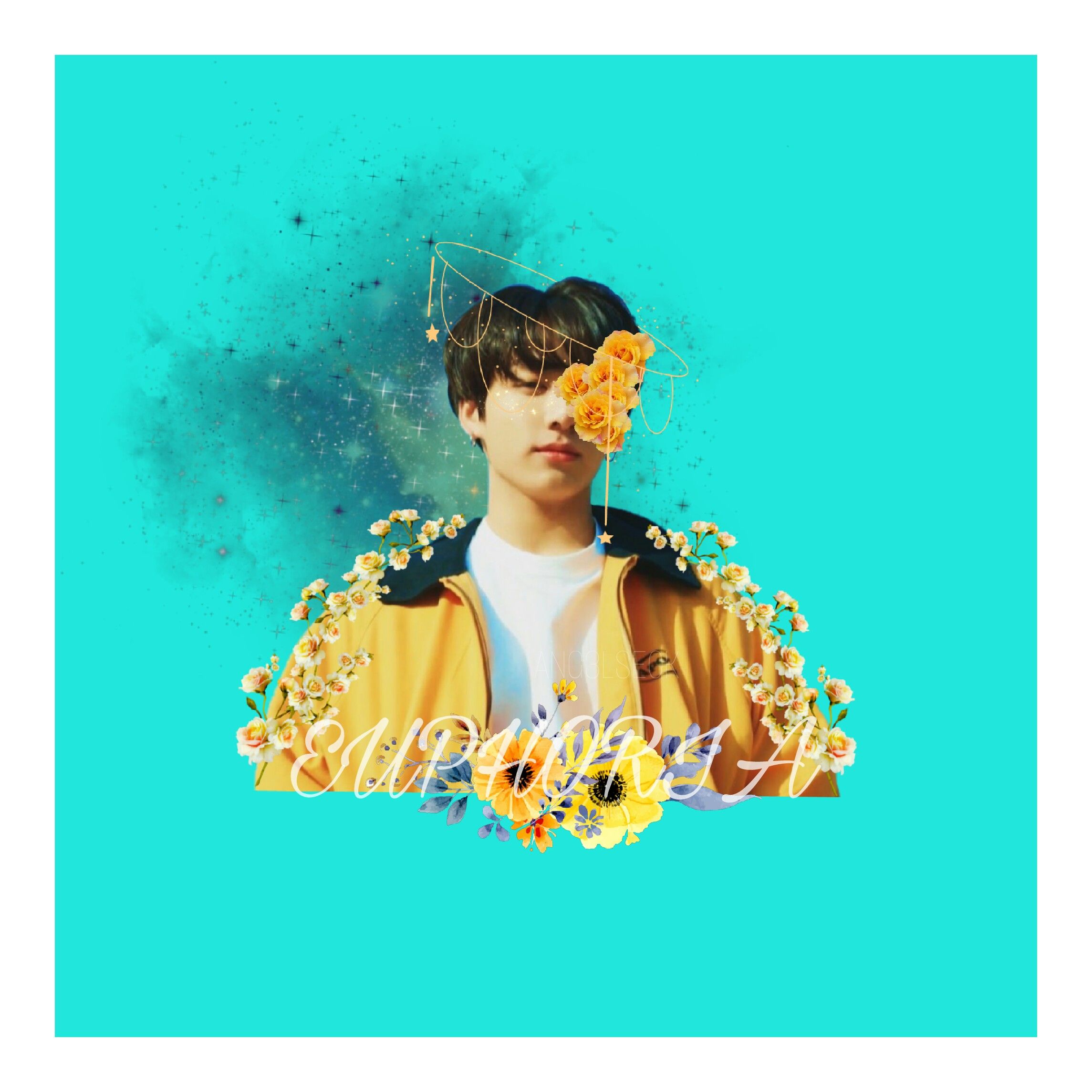BTS Euphoria ragazzo farfalle blu, 1920x1013 Full HD, PC