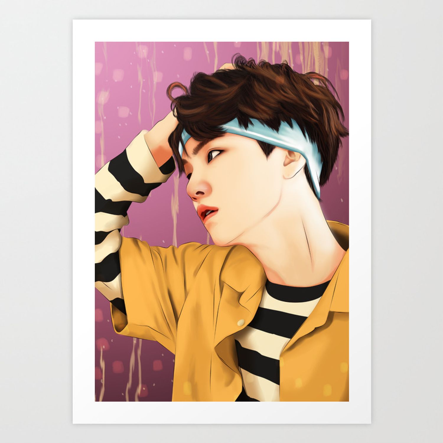Fan art BTS Suga estivo, Min Yoongi, 1500x1500 HD, MacBook Pro