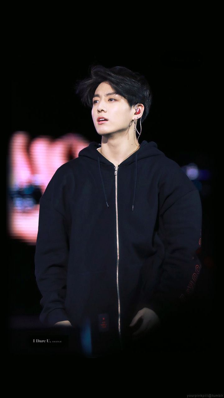 Jungkook BTS felpa nera, 720x1280 Full HD Verticale, iPhone