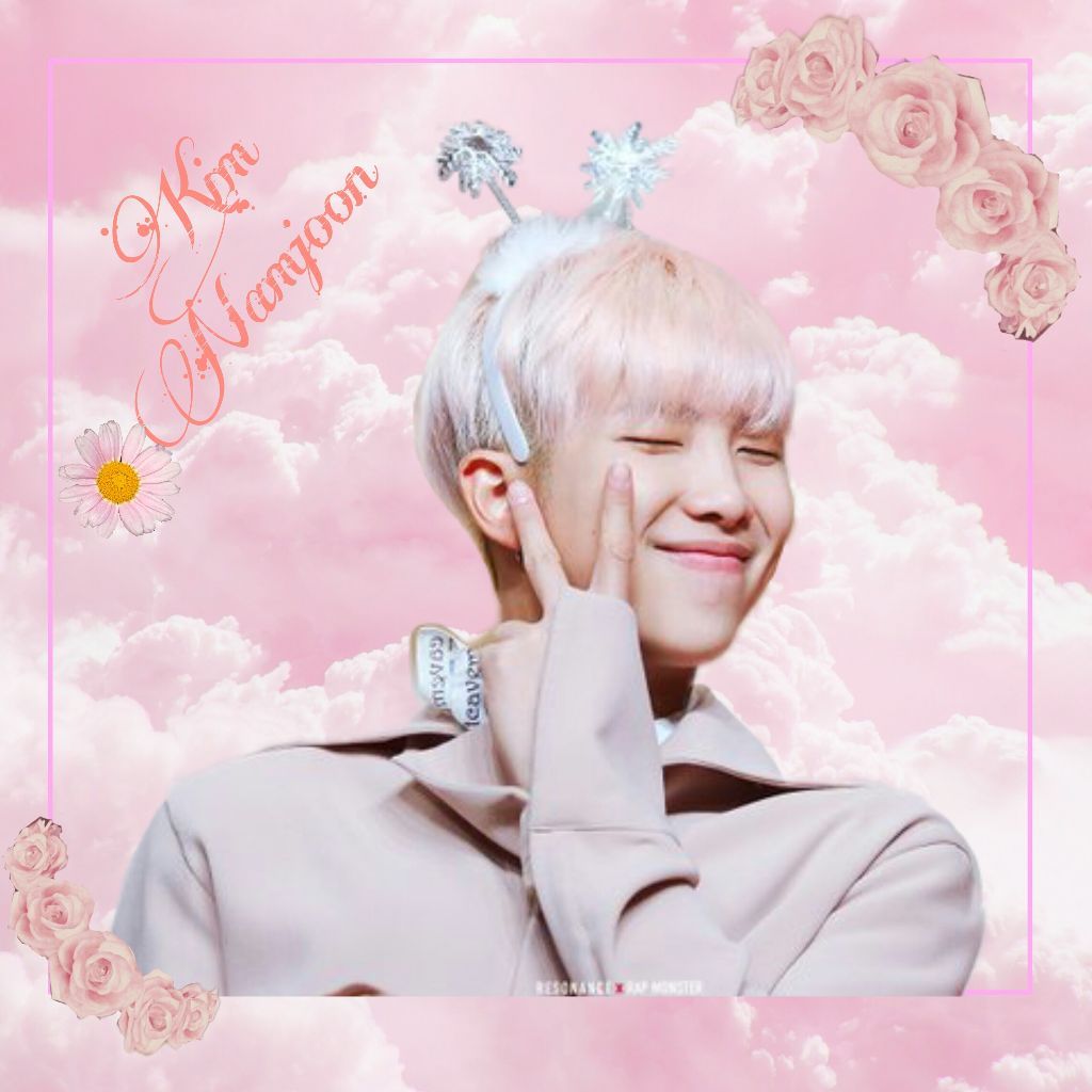 Kim Namjoon BTS rosa, 1024x1024 HD, PC Desktop