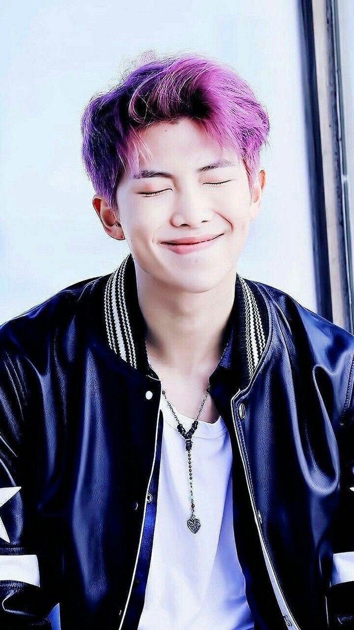 RM BTS capelli viola, 720x1280 Full HD Verticale, Smartphone