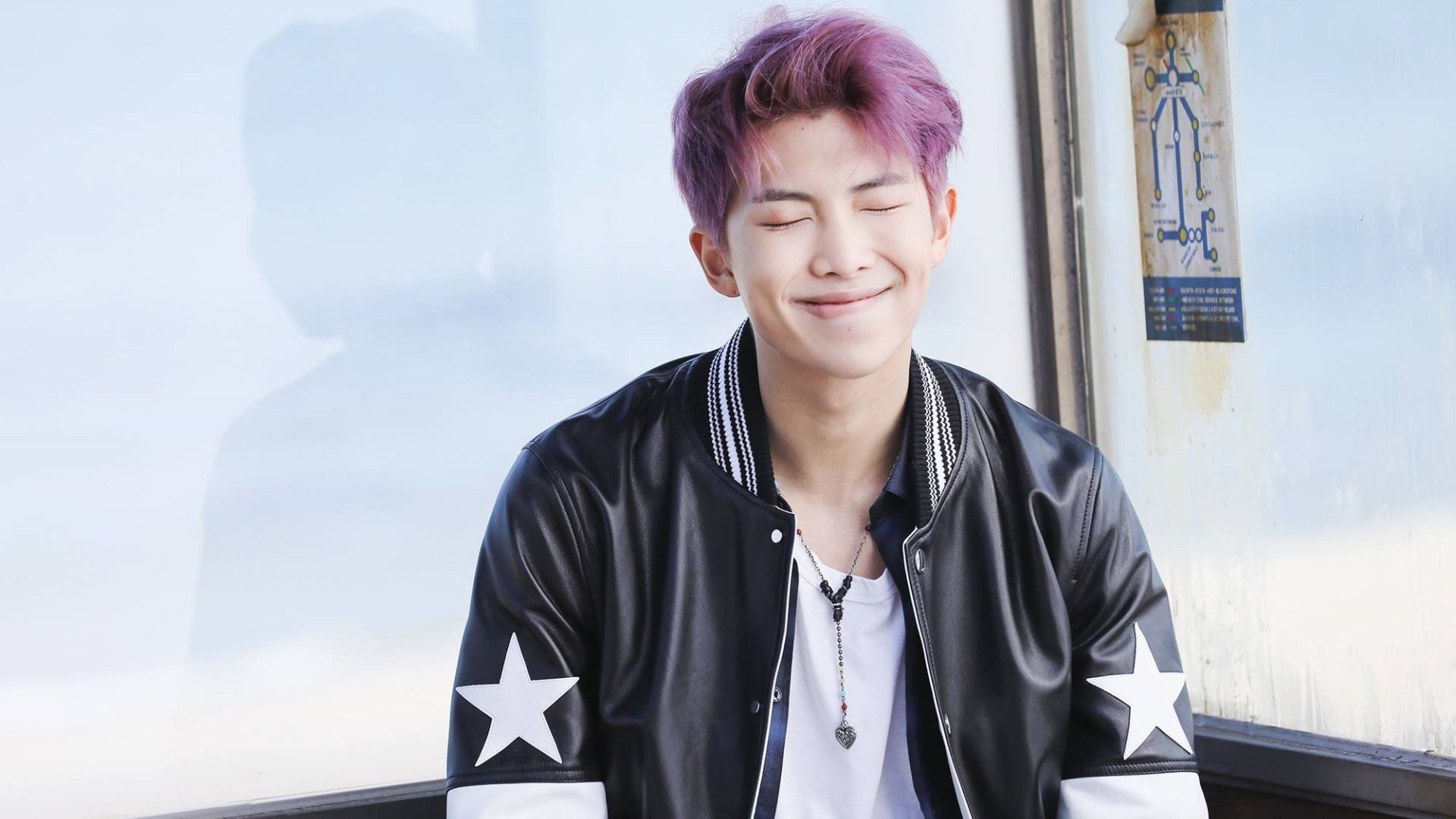 RM BTS capelli viola, 1920x1080 Full HD, Desktop