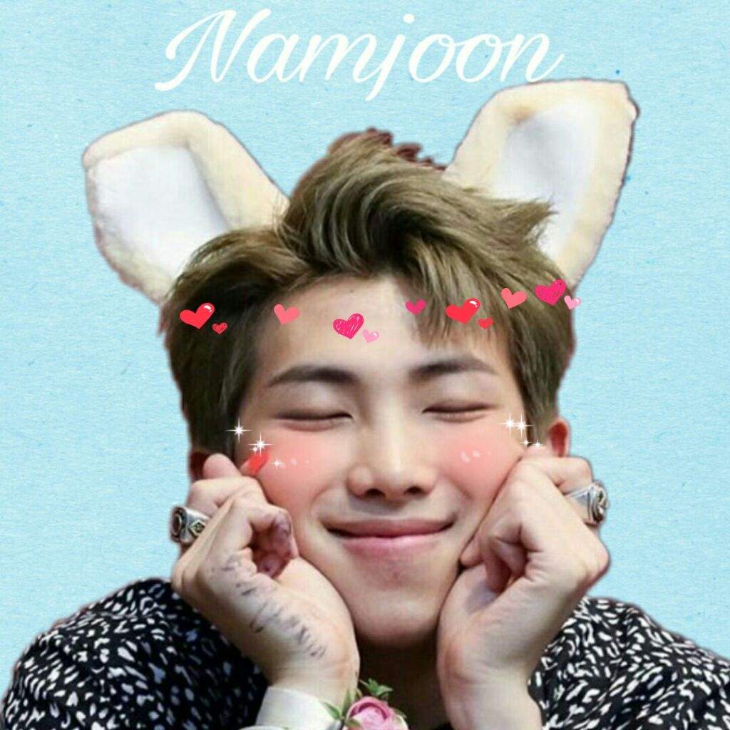 Namjoon BTS orecchie coniglio, 1024x1024 HD, PC Desktop