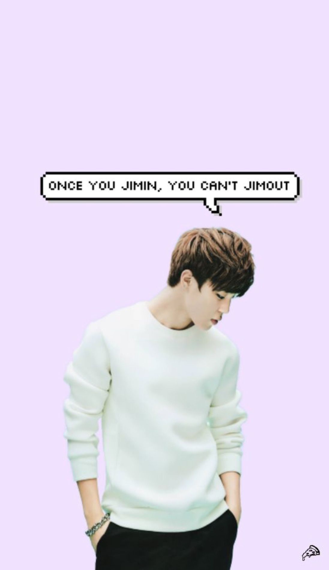 BTS Jimin illustrazione pastello, 1097x1899 Verticale, Telefono