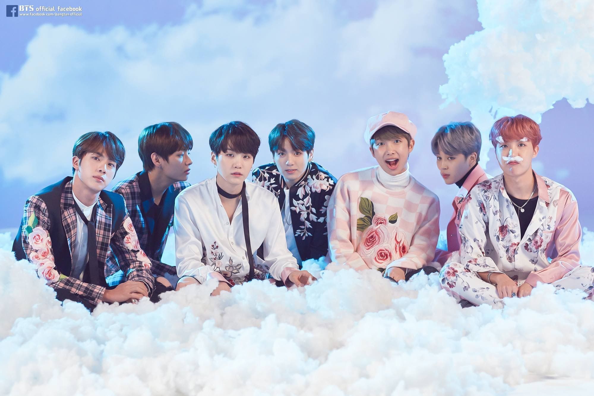 Gruppo BTS tra nuvole, gruppo K-pop, 2000x1333 Hi-Res, Desktop