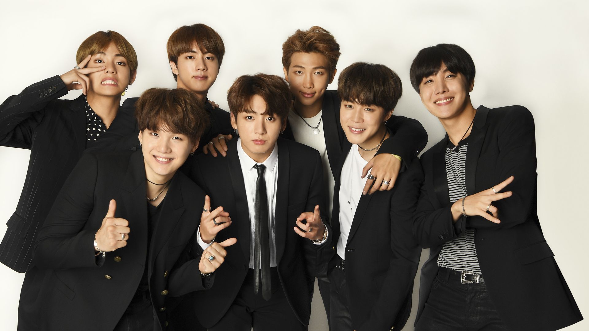 BTS gruppo in barca mare, Bangtan Sonyeondan, 1920x1080 Full HD, ROG Asus Laptop