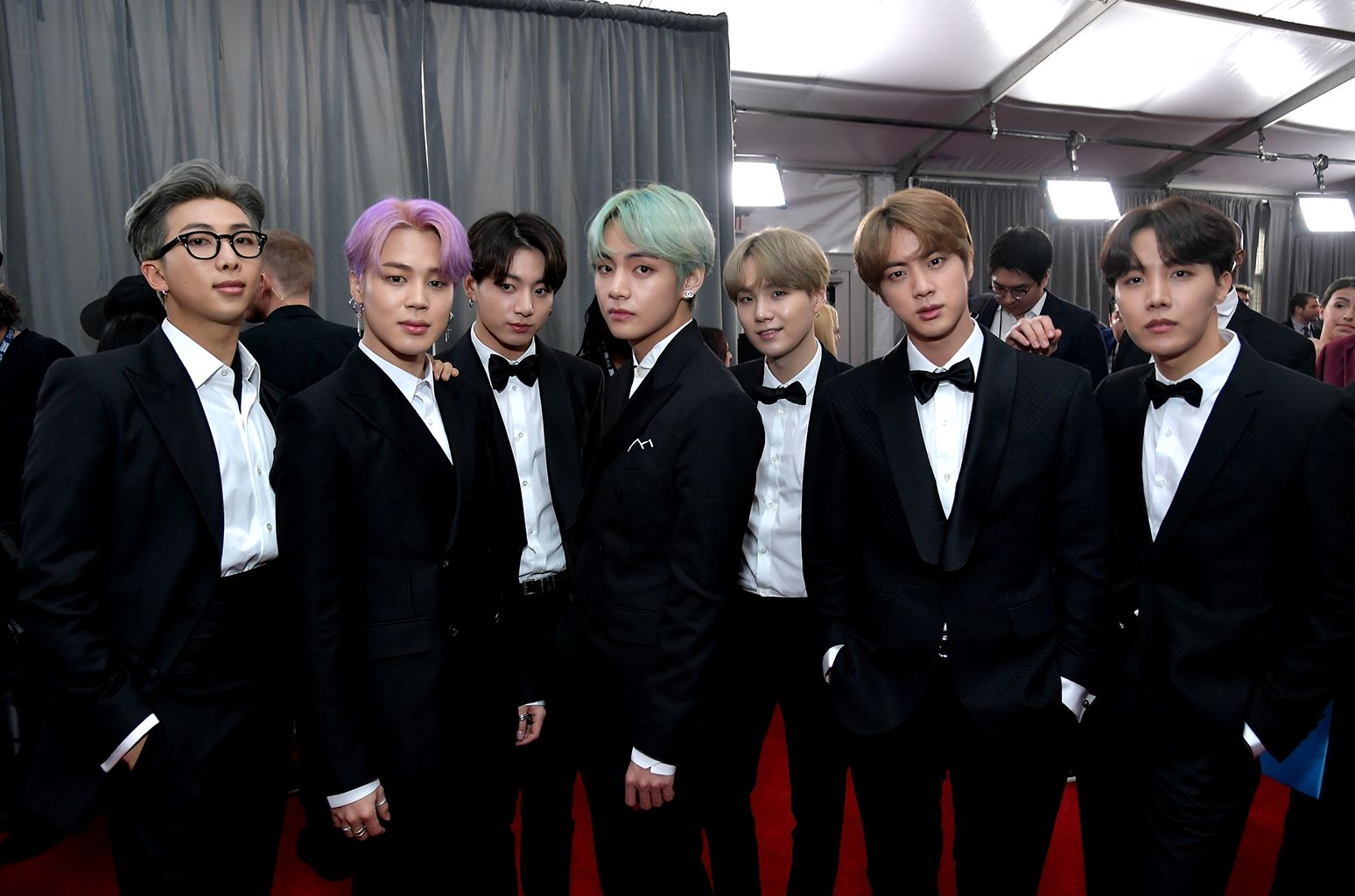 Gruppo BTS red carpet Grammy, 1548x1024 720p, PC