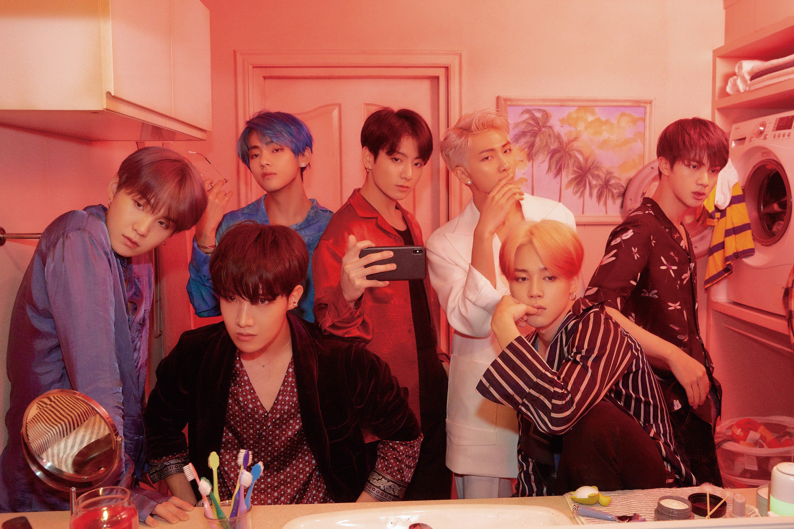 BTS gruppo foto concept, 3276x2184 2K, PC Desktop