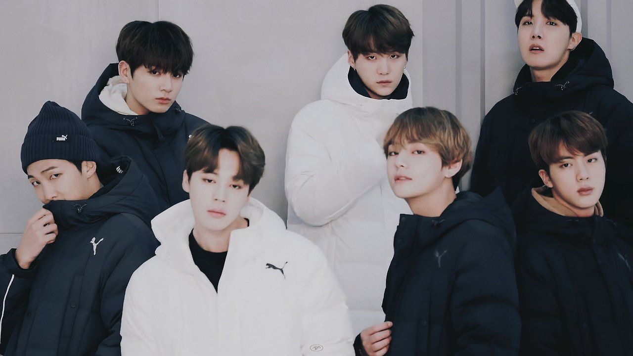 Gruppo BTS foto invernale, 1280x720 720p, Monitor Gaming