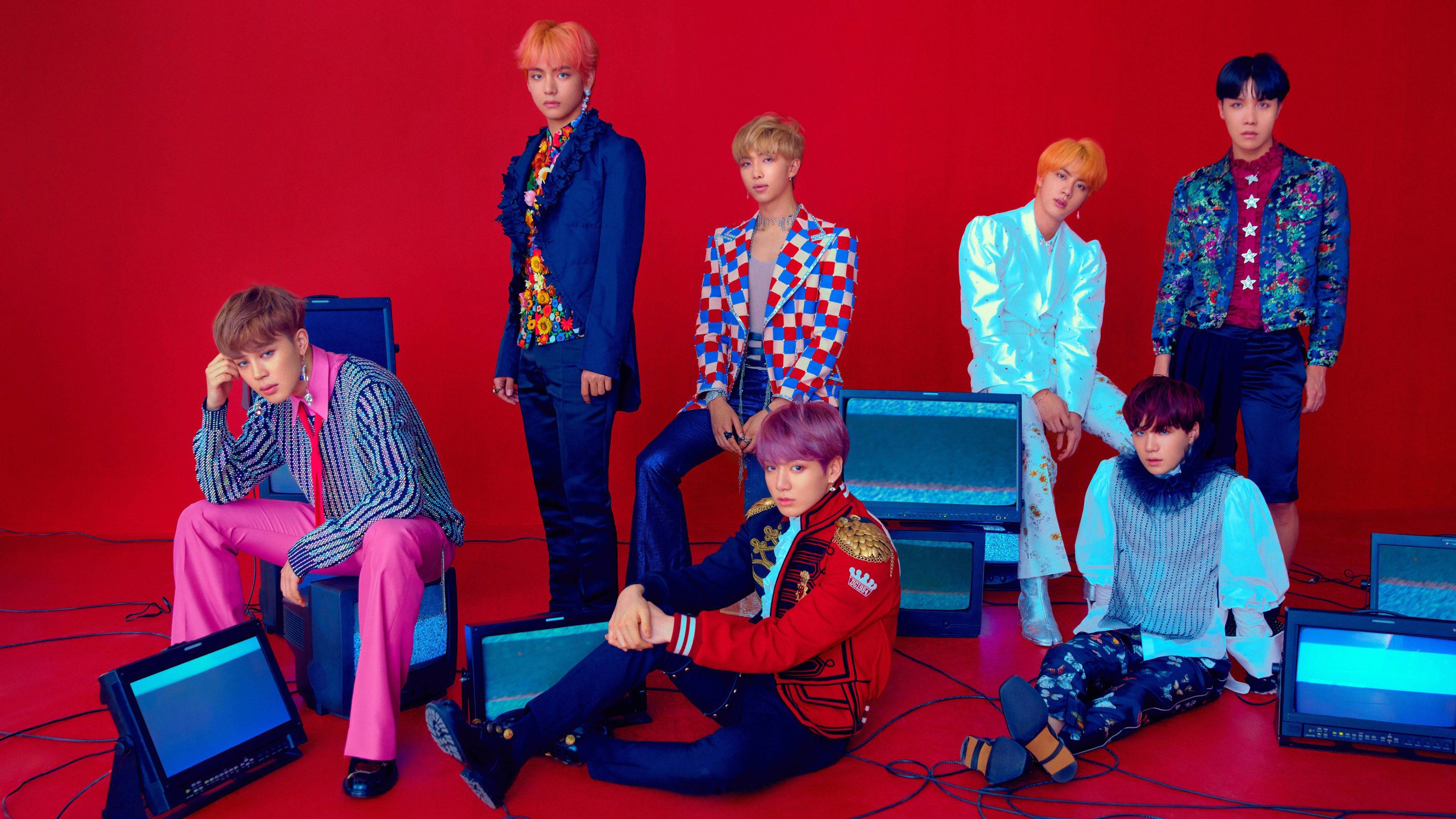 BTS gruppo vista mare, 1280x720 720p, Dell XPS