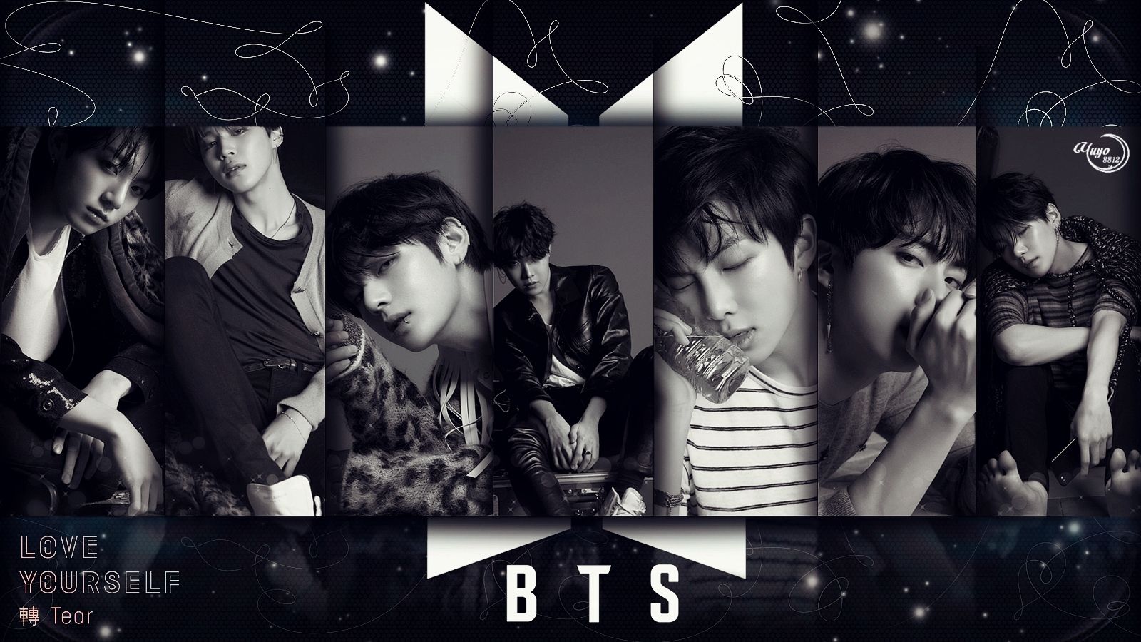 BTS gruppo cava rosa, 1920x1080 Full HD, MacBook Pro