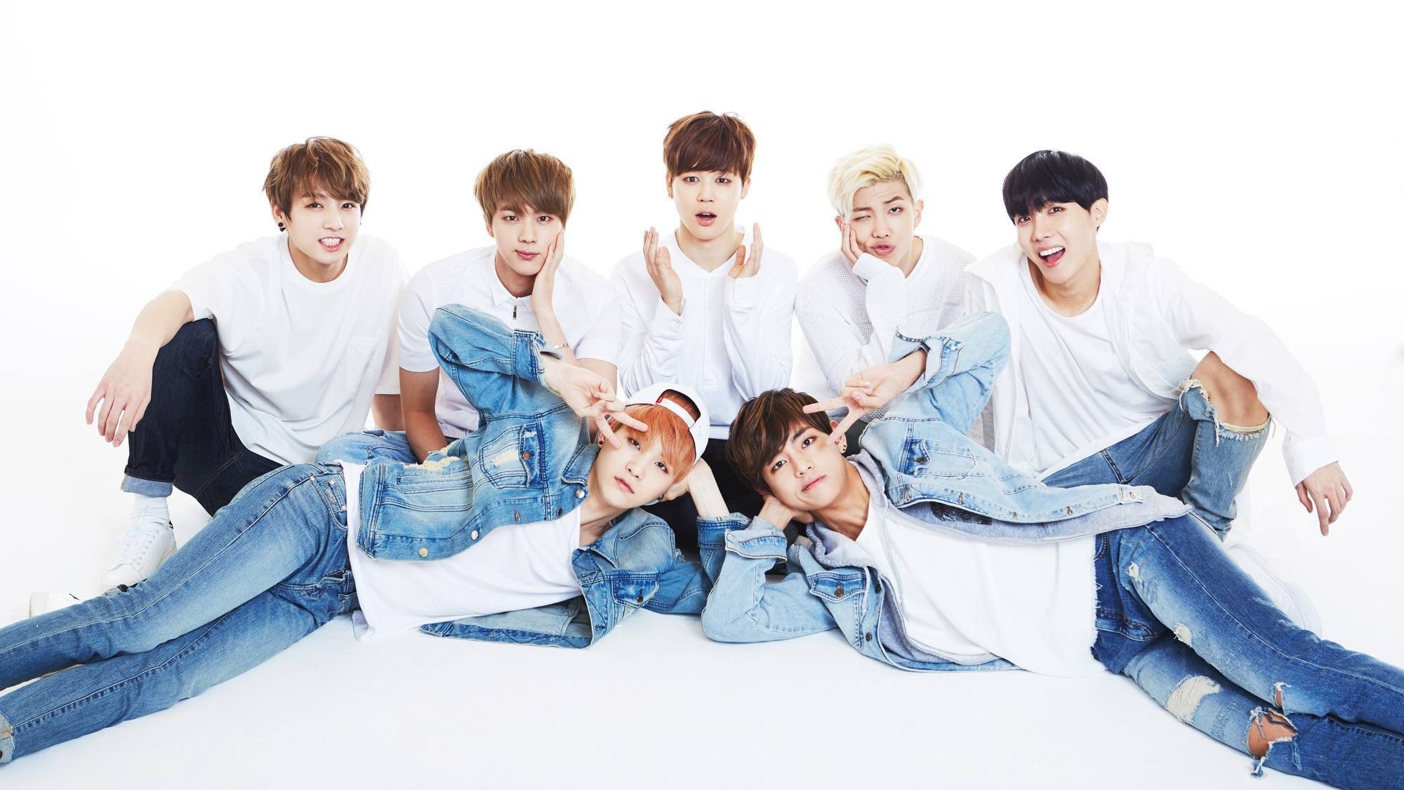 BTS gruppo maglie righe, 1280x853 720p, Ultrabook