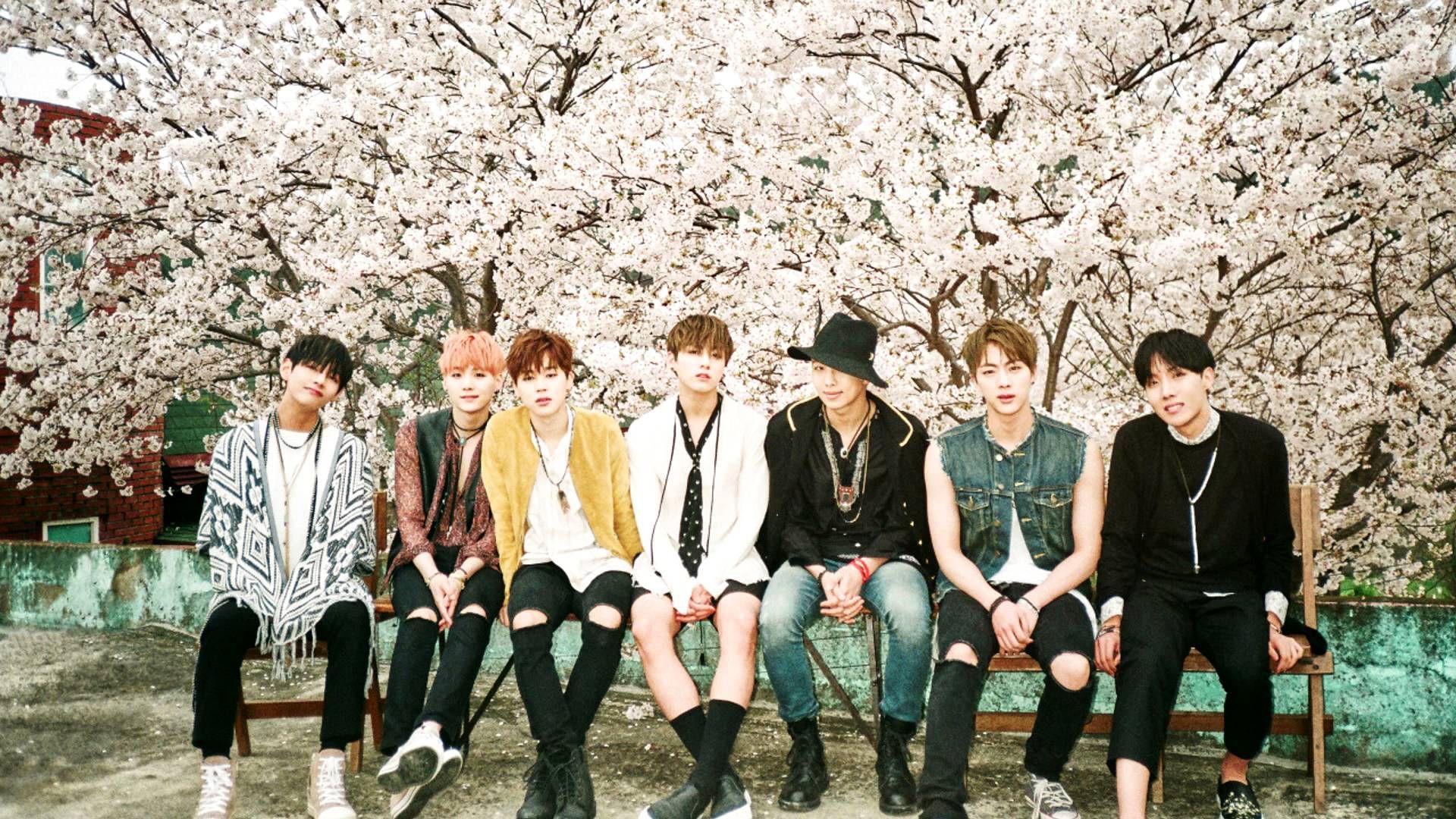 BTS gruppo maglie bianche, 2000x1125 2K, Laptop