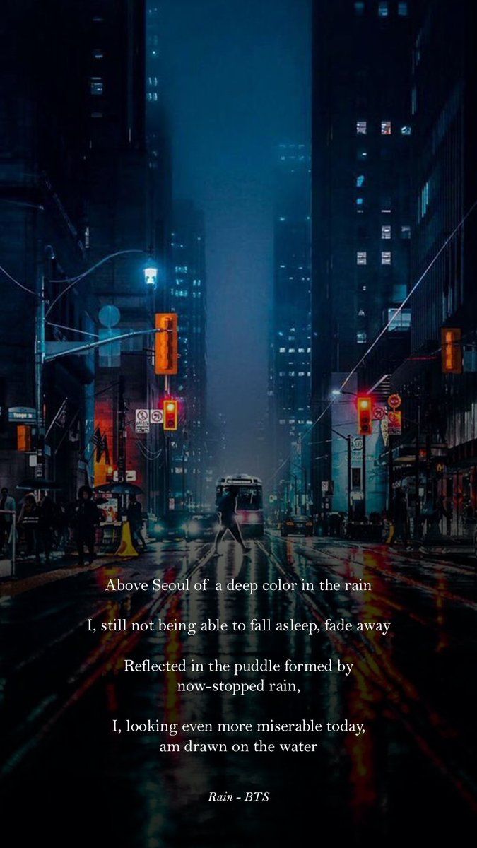 Citazione BTS città notturna, 675x1200 Verticale, Android