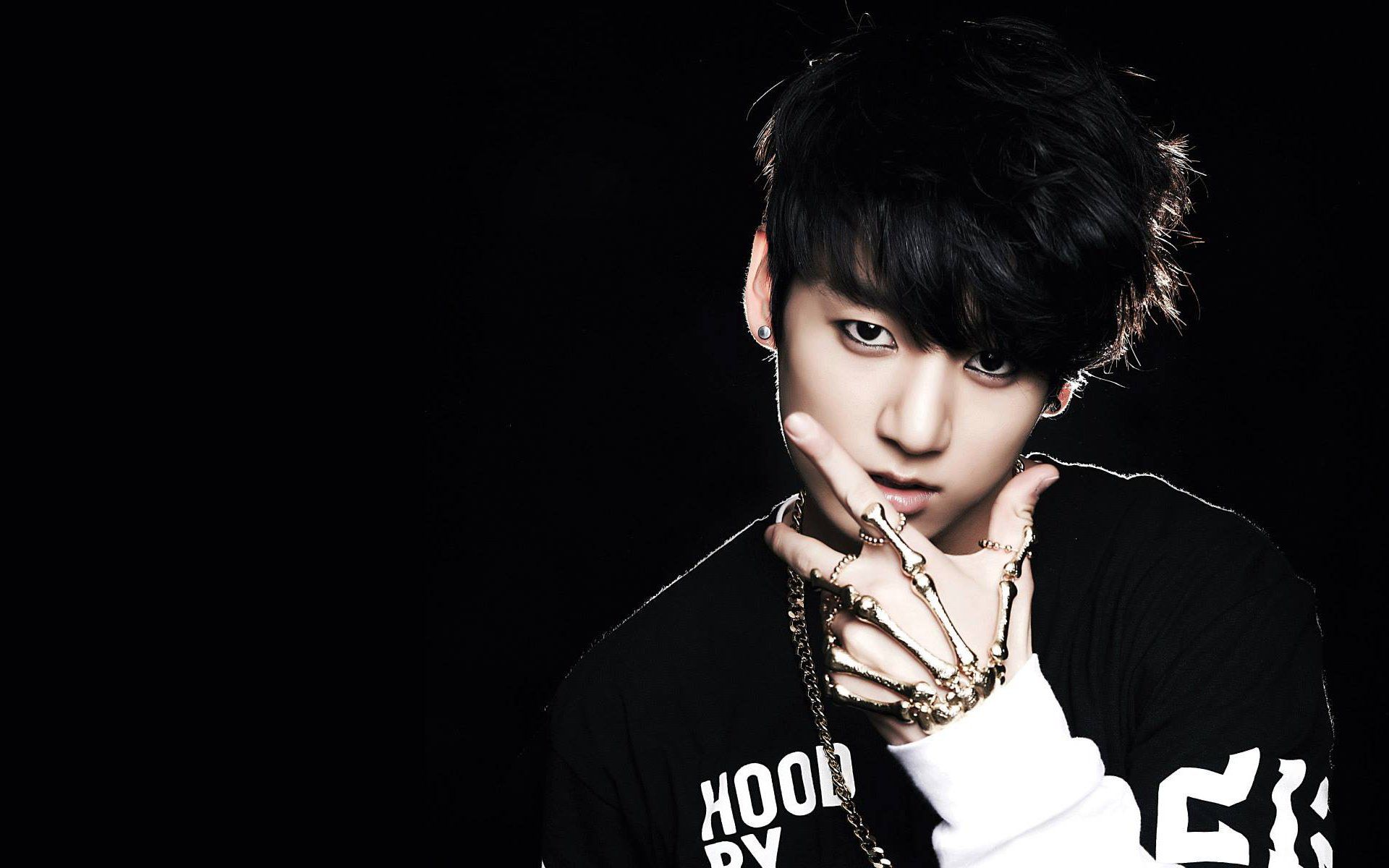 Jungkook BTS sfondo scuro, 1920x1200 Full HD+, Monitor Gaming