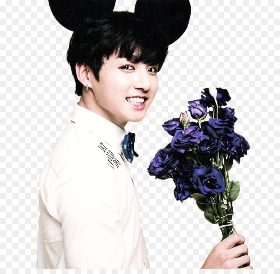 Jungkook BTS con rose viola, 900x880 HD, PC Desktop