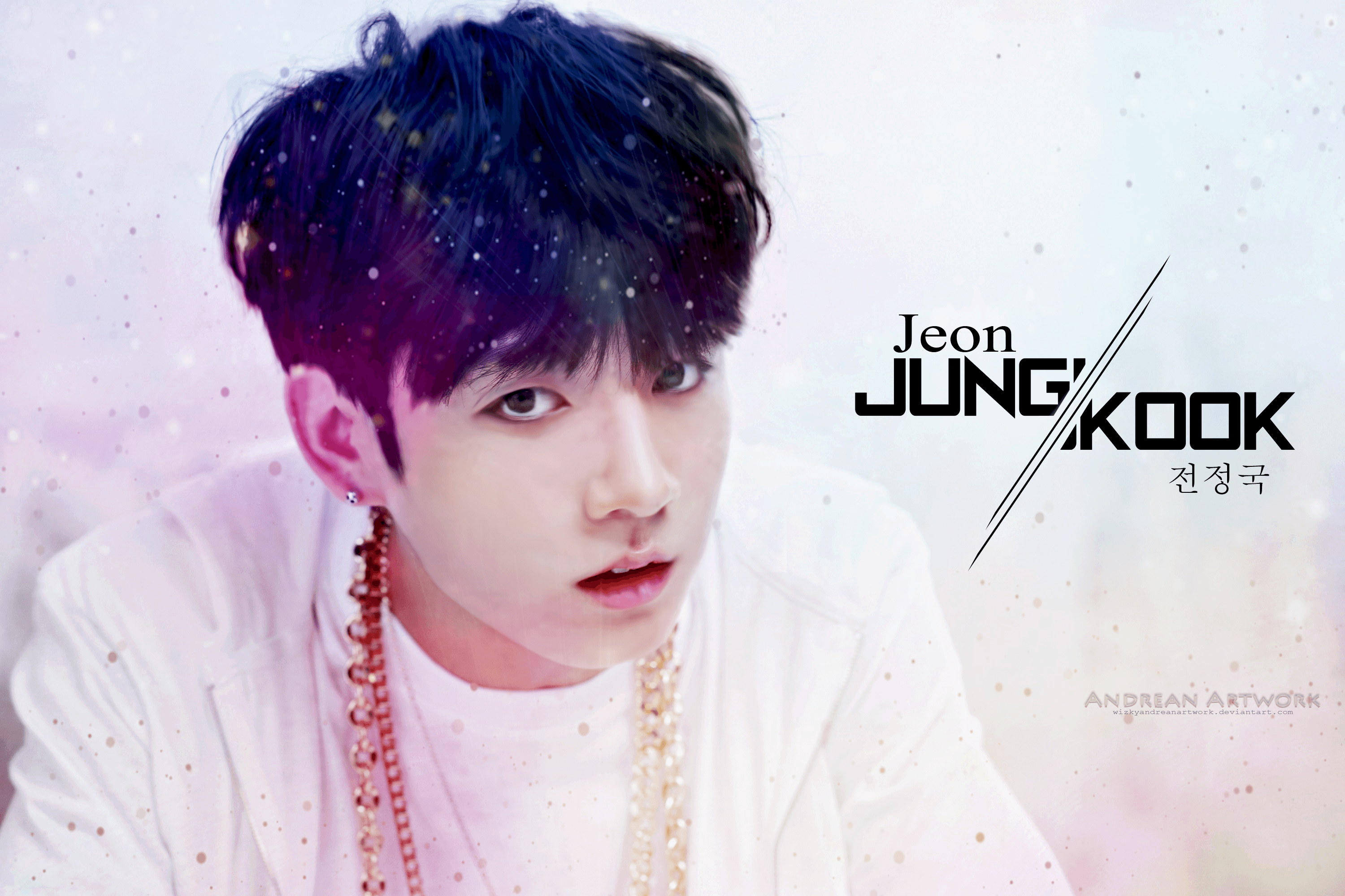 Jungkook BTS ritratto rosa, 3000x2000 WQXGA, PC Desktop
