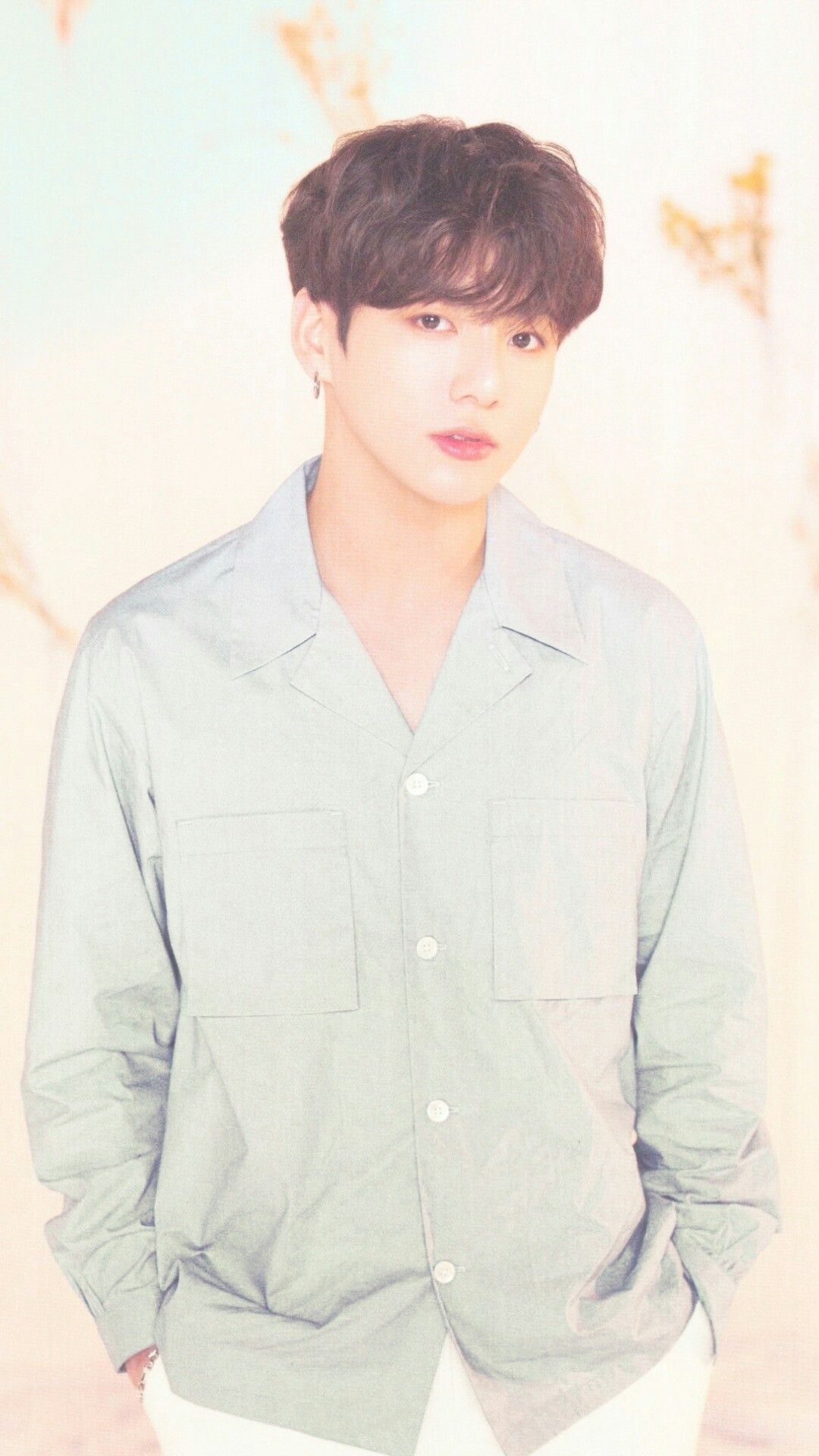 Jungkook BTS camicia verde, 1080x1920 Full HD Verticale, iPhone