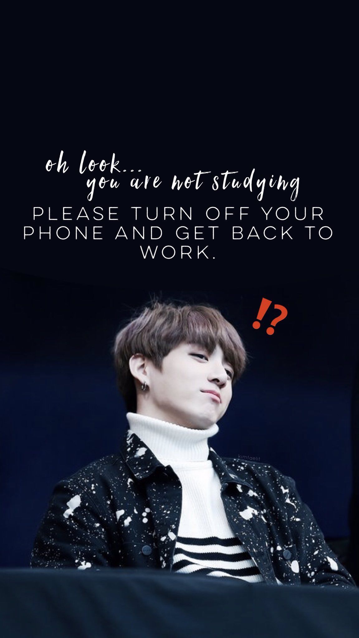 Jungkook BTS testo motivazionale, 1152x2048 Full HD Verticale, Samsung Galaxy