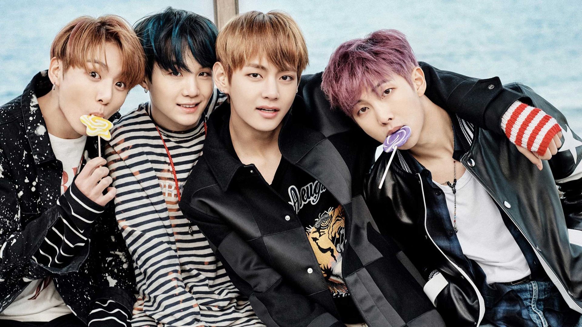 BTS gruppo quattro membri, 1920x1080 Full HD 1080p, PC Desktop