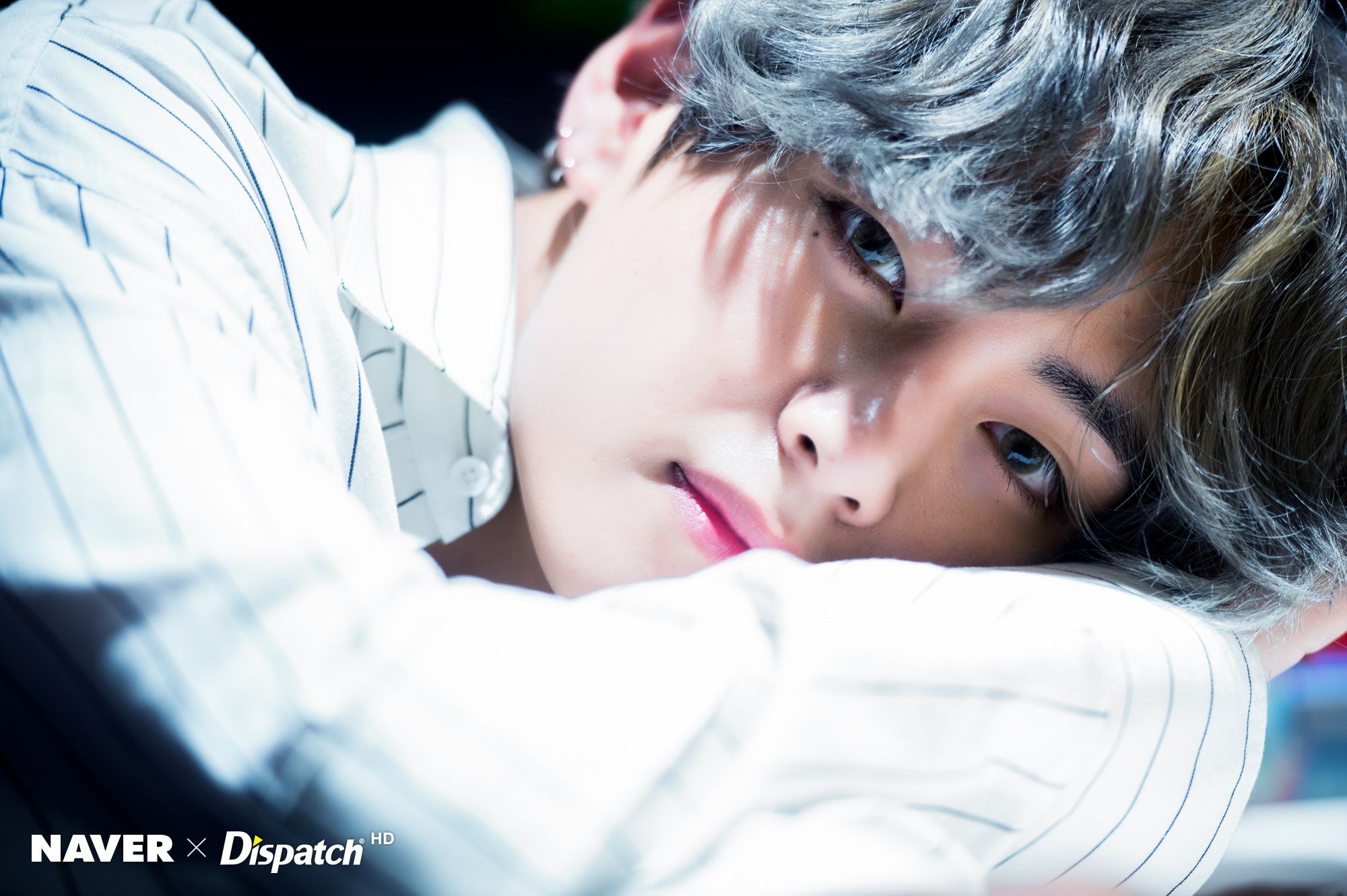 BTS V capelli grigi ritratto, 2000x1331 Hi-Res, PC