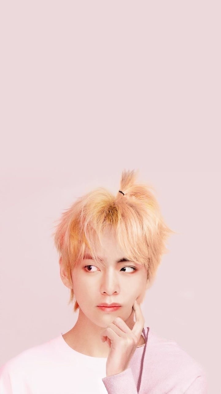 V BTS capelli biondi, Bangtan Sonyeondan, 720x1280 Full HD Verticale, Smartphone