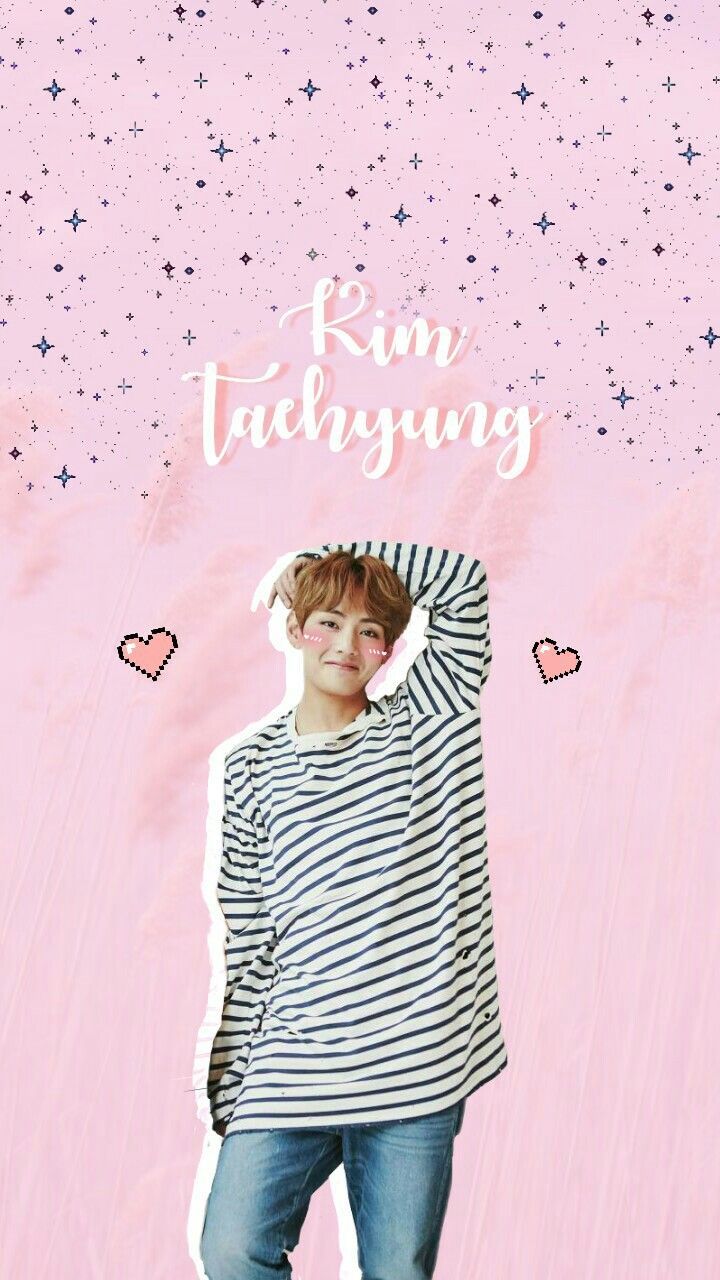 Kim Taehyung BTS V rosa, 720x1280 Verticale, Telefono