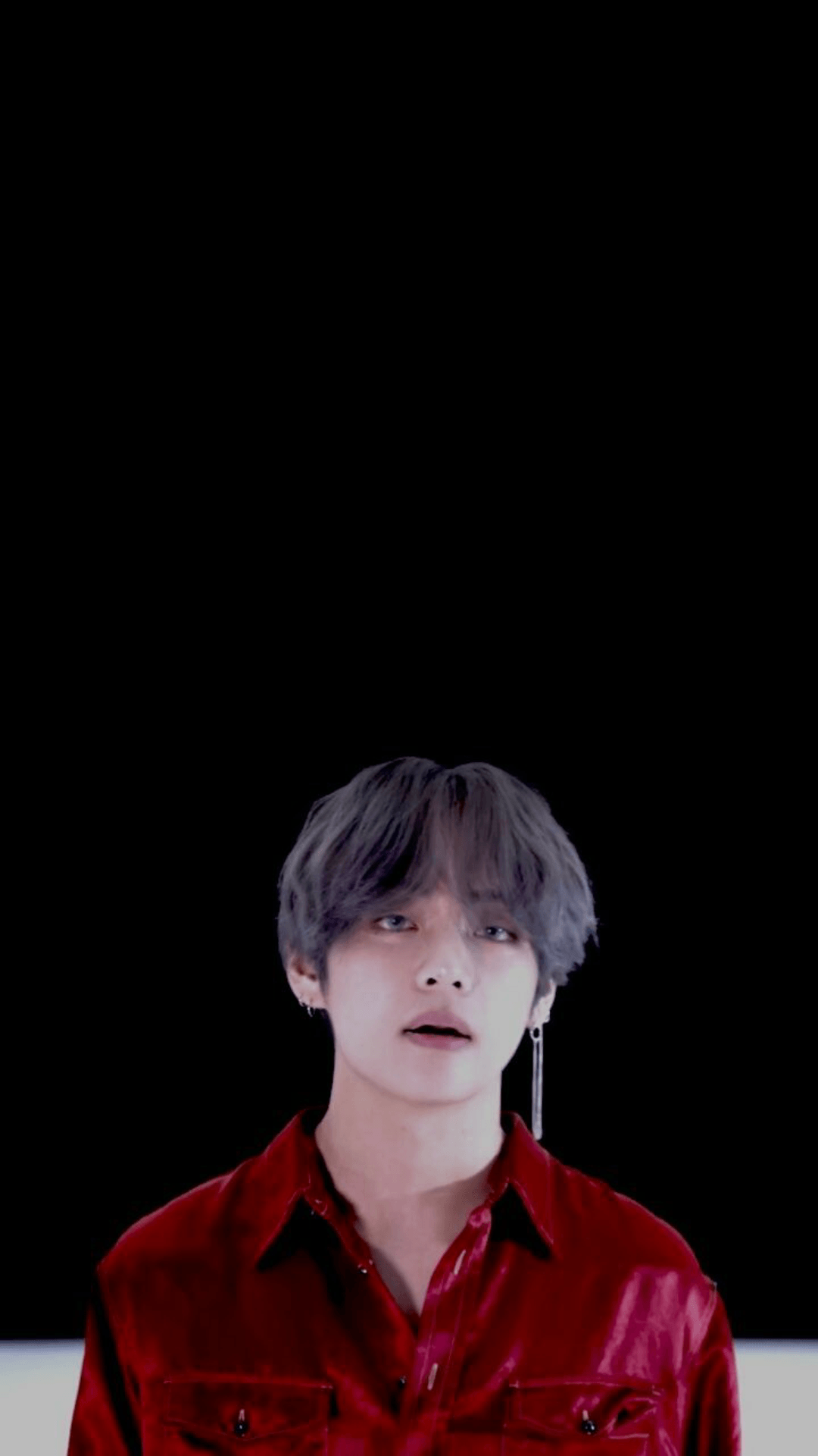 V BTS Taehyung camicia rossa, 1080x1920 Full HD Verticale, Smartphone