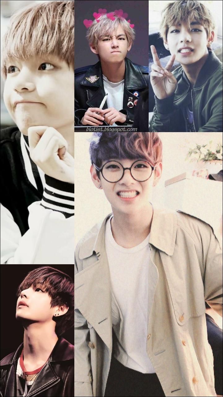 V BTS collage foto, 720x1280 Full HD Verticale, iPhone
