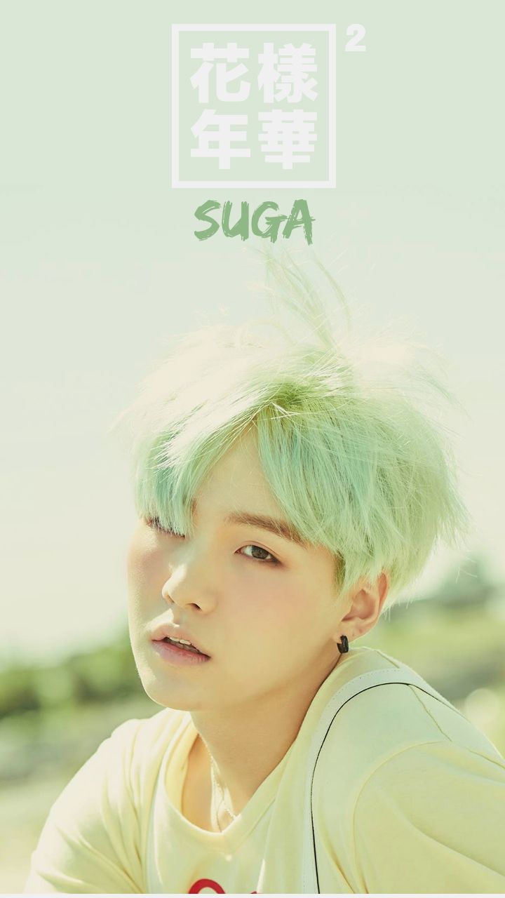 BTS Suga capelli verdi, 720x1280 Full HD Verticale, iPhone